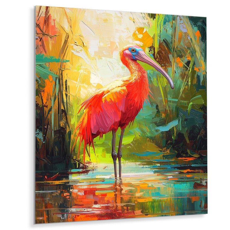 Josyiah - oiseau, décoration murale en métal, reproduction d'art moderne en métal, H 20 po x l 12 po