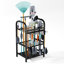 Garden Tool Organizer, Yard Tool Holder Rack for Long-Handled Tools Storage for Garage, Shed, Outdoor
