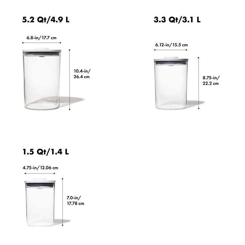GG 3 Container Food Storage Set