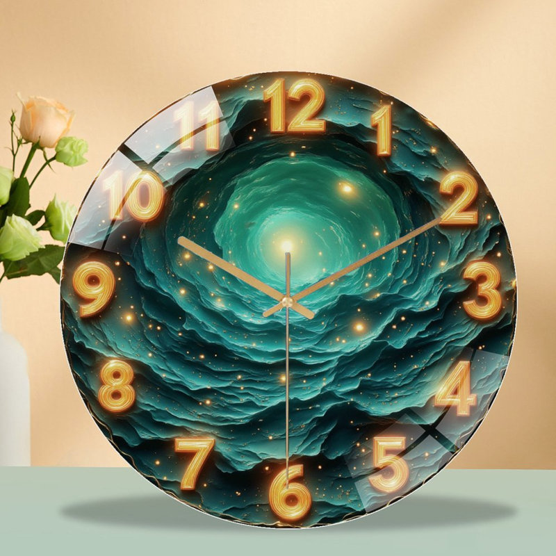 Horloge murale cosmique 12 po