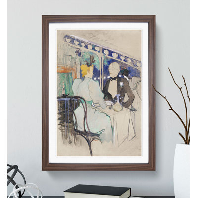 Fashionable People by Henri de Toulouse-Lautrec - Picture Frame Painting