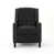100% polyester gris anthracite foncé est en rupture de stock