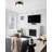 Ayaniah Fabric Semi Flush Mount-1940535053