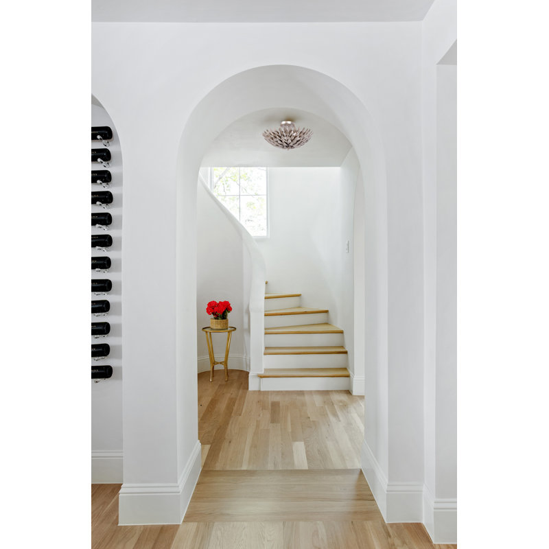 Margo Semi Flush Mount, Antique Silver