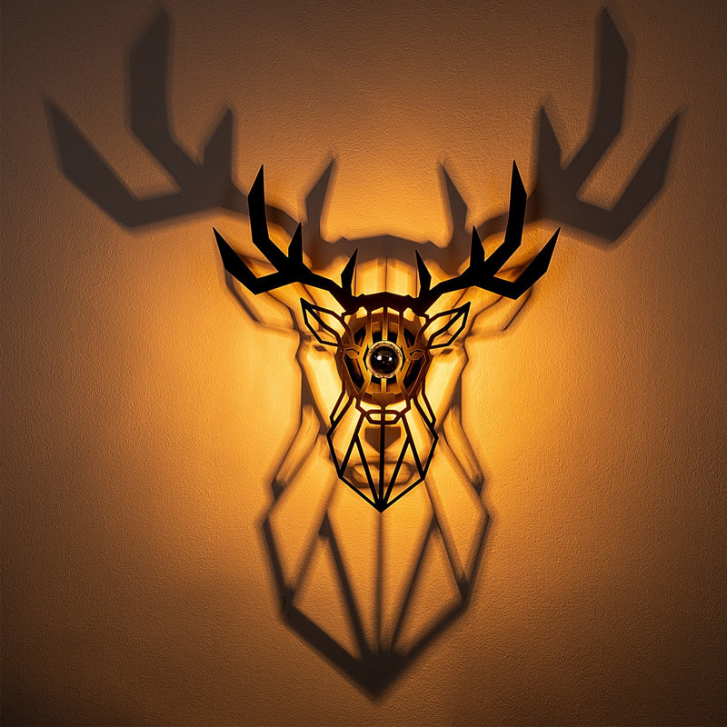 Castoria Deer Flush Mounted Sconce