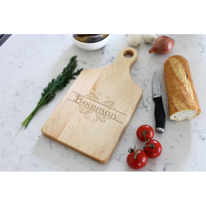 Etchey Maple Wood Cutting Board | Wayfair