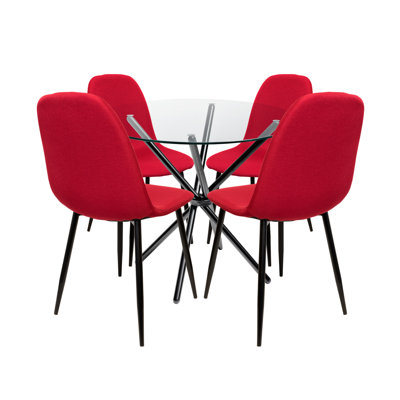 Rousseau 4 - Person Dining Set