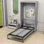 Hallberg Full Size Murphy Bed, can be Folded into a Cabinet-1002962019