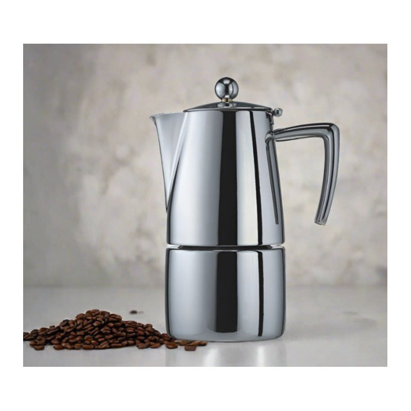 Machine à espresso Cuisinox Milano, 4 tasses, Miroir poli