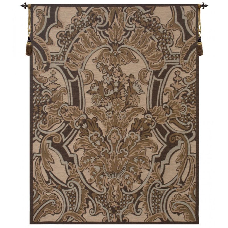 Brocade Loom Woven Cotton Blend Wall Hanging, 38" H x 29" W