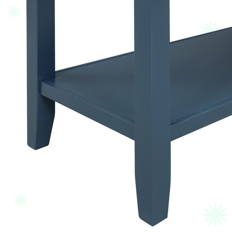 Eagarville Sideboard,entryway table,Console Table,sideboards and buffets,buffet table with Bottom Shelf, Navy