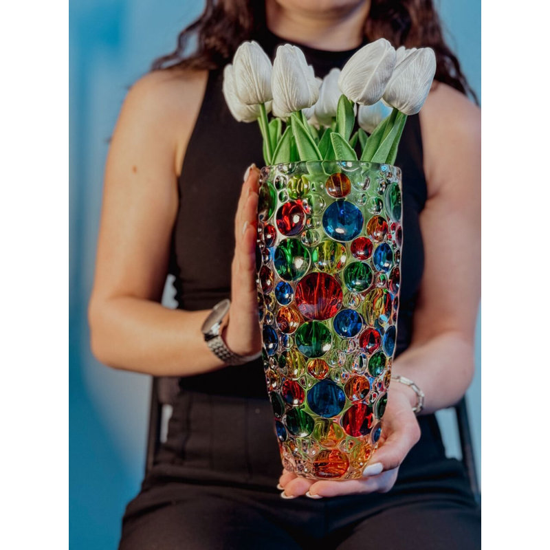 Vase de table en verre Kearius