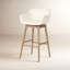 Tabouret pivotant en cuir Bahari-778785041-752825747-752825746