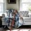 Old Plaid - Couverture de qualité supérieure 1 pièce-99455385
