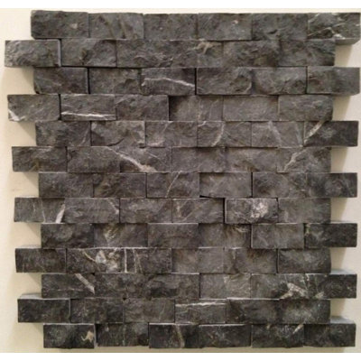 1" x 2" Marble Splitface Mosaic Wall & Floor Tile