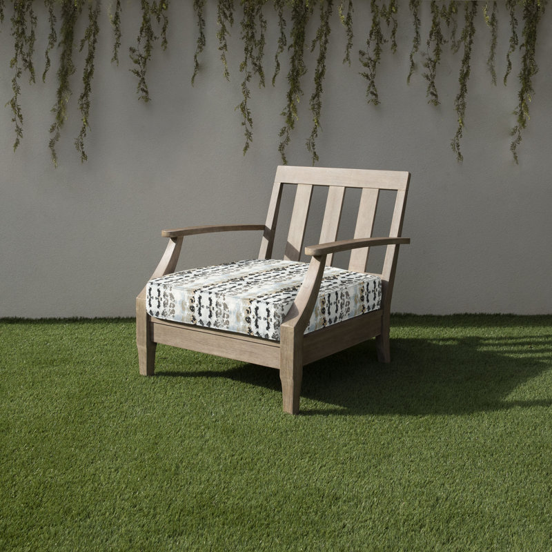 Outdoor Dining Chair Seat Cushion, 22.5" W x 22.5" D, 5