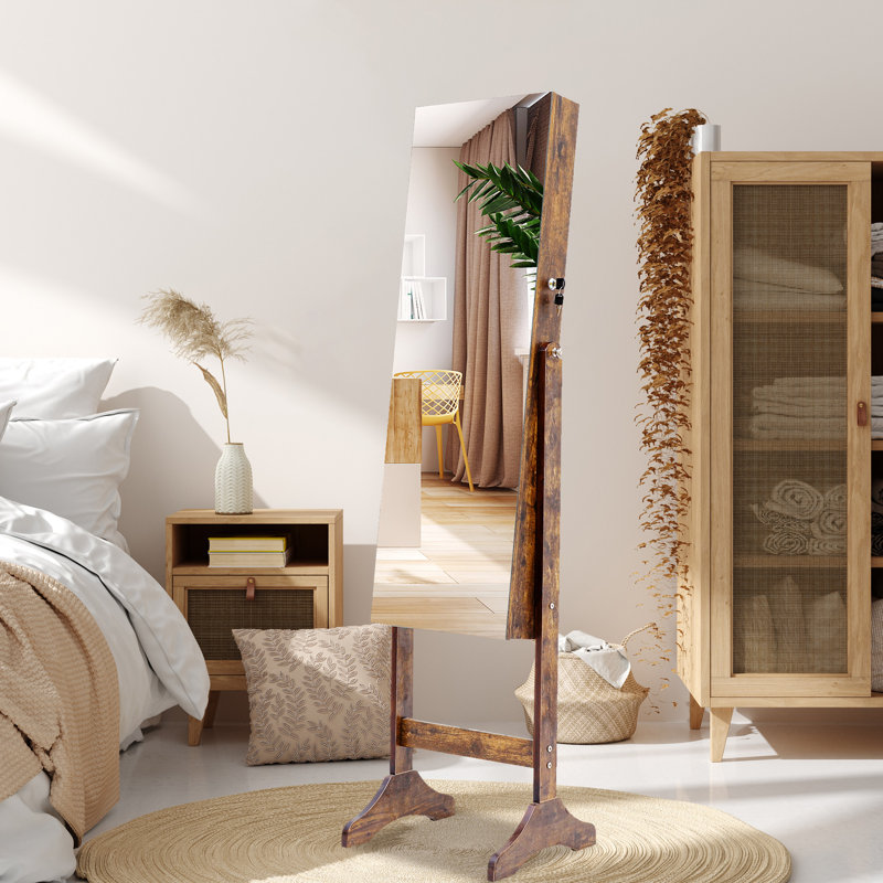 Armoire à bijoux avec miroir Baeugris