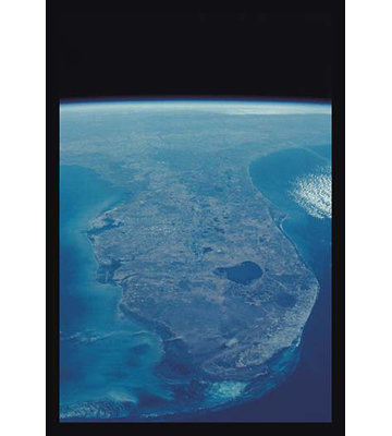 View of Florida Peninsula from Space by Nasa Photographic Print