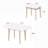 47.2" W X 31.5" D Fold Dining Table