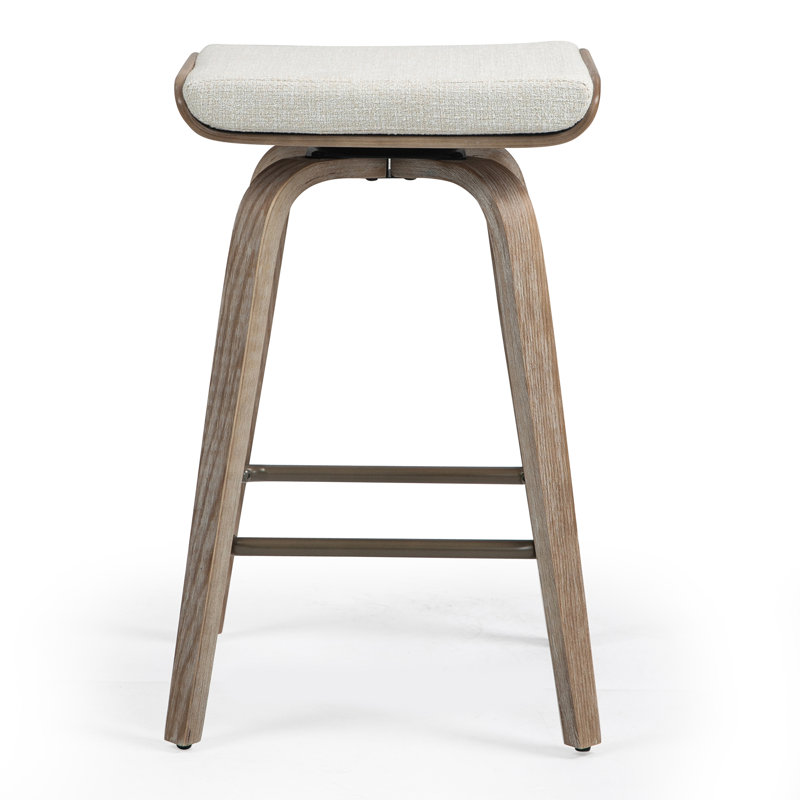 Magdiel Swivel Upholstered Counter Stool, Counter Stool (26.8” Seat Height)