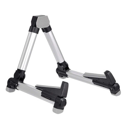 5 Core Guitar Stand Floor Adjustable Aluminum A Frame Universal Folding Acoustic Electric Bass Stands