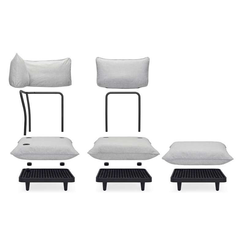 Fatboy® Paletti Daybed - Royal Wolf Gray, Royal Wolf Gray