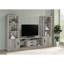 Meuble télé gris en bois d'ingénierie à 2 tiroirs Driftwood