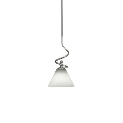 Capri 1-Light Mini Pendant with Hang Straight Swivel -  Breakwater Bay, F18231650AF14603AF5BE8B579451E08