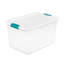 Contenant empilable en plastique 64 qt de Sterilite, paquet de 6 et boîtes de rangement de 32 pte, paquet de 6