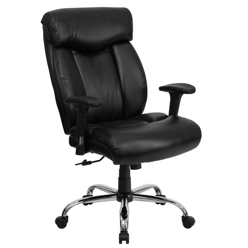 Hercules Big & Tall 400 lb. Rated Executive Swivel Ergonomic Office Chair, Leather