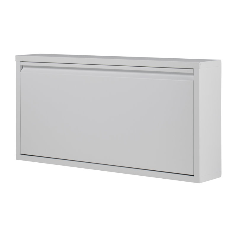 Billy 3 Pair Flip Down Shoe Storage, White