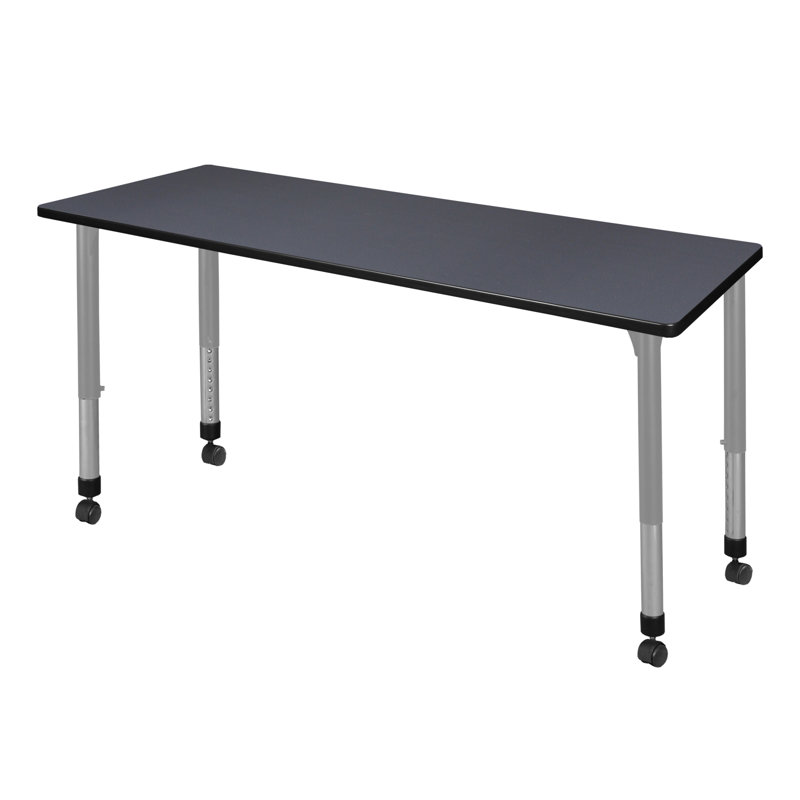 Table de formation réglable en hauteur Kee, gris, L 60 po x P 24 po