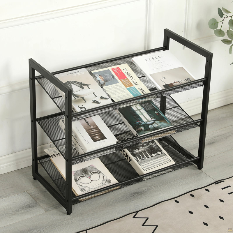 3-Tier Adjustable Shoe Rack, Freestanding Shoe Storage Organizer With Storage Shelves