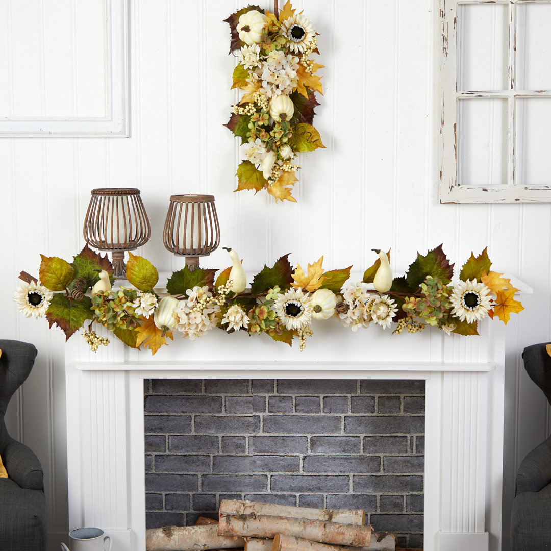 60'' in. Faux Garland Primrue