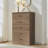 Mouton 31.3"W Modern 5 Drawer Chest-1687475866
