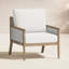 Chaise de patio avec coussins Rydell