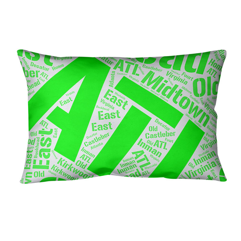 Coussin lombaire intérieur/extérieur atlanta, Non, Vert