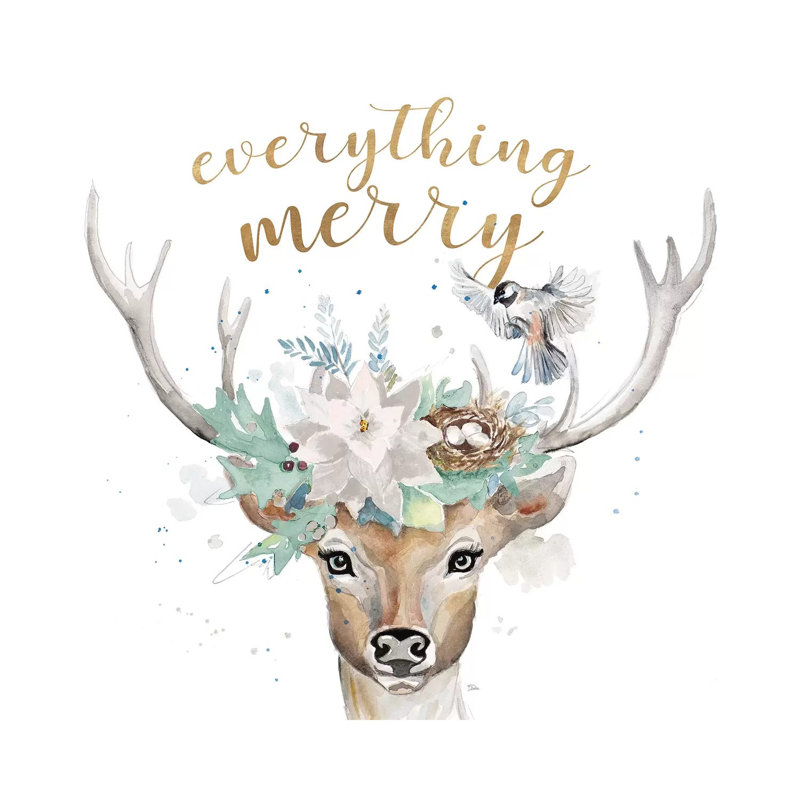 Everything Merry by Patricia Pinto - Wrapped Canvas Gallery-Wrapped Canvas Giclée, 66.04cm H x 66.04cm W