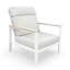 Fauteuil club d'extérieur en métal avec coussin Sunbrella Townsend-116488503