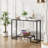 Aileny 42'' Glass Top Console Table-678985732