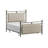 Lomeli Upholstered Metal Standard Bed-233810541