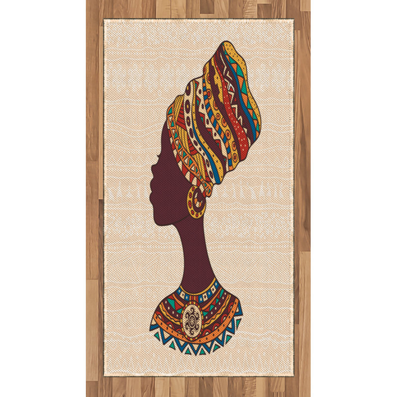 Tapis décoratif Tribal, Rectangle 2 pi 7 po x 5 pi