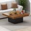 Table basse 35 po carrée avec 16 lumières DEL enfichables, table de salon moderne-1375416290-1375416289