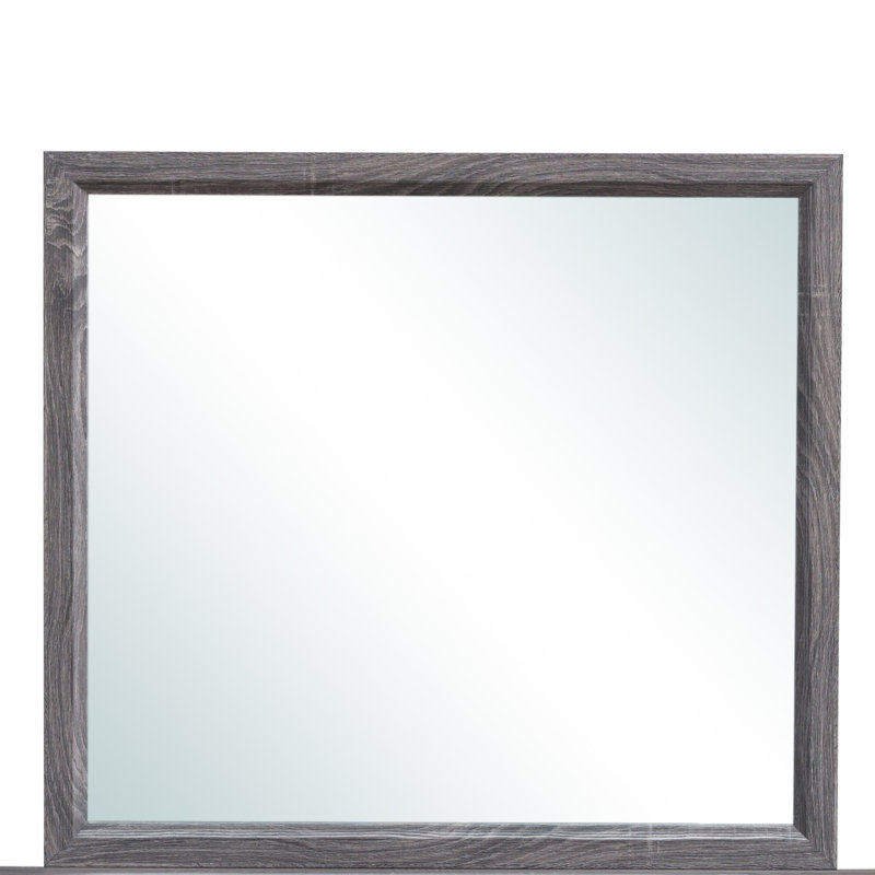 MIROIR MIRAGE FOIL GREY, Noir/gris