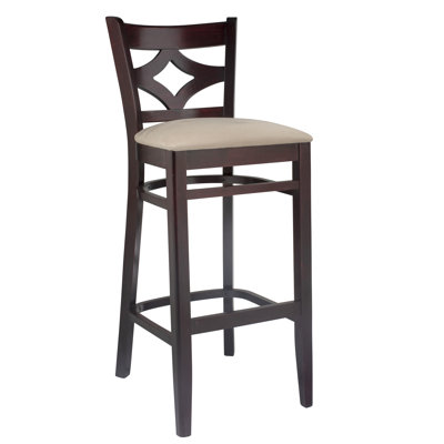 Stahr Upholstered Counter Stool with Solid Wood Frame
