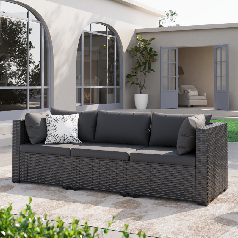 Ensemble de 2 fauteuils d'angle Gio, Noir, Black