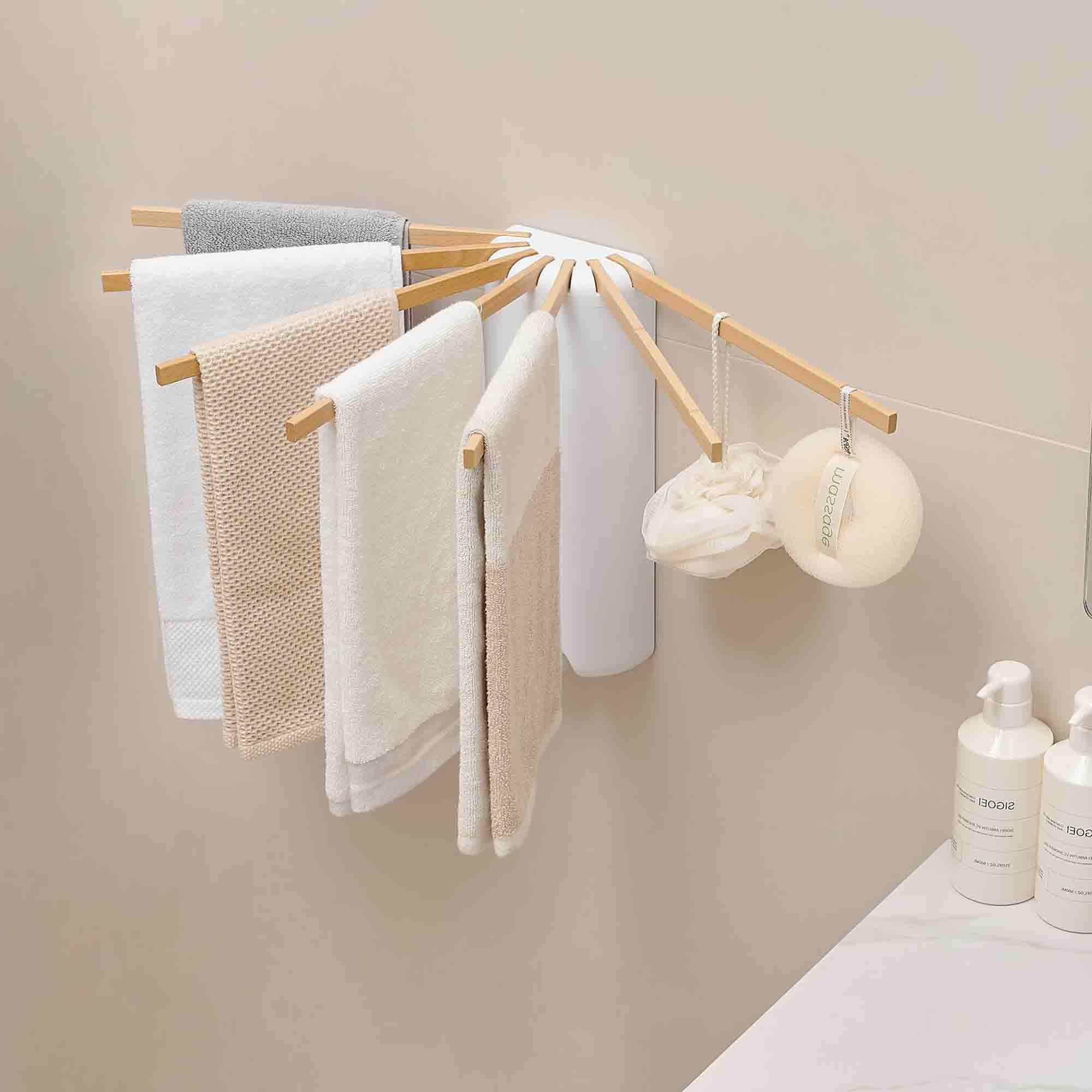 Latitude Run® Foldable Wall-Mounted Drying Rack | Wayfair