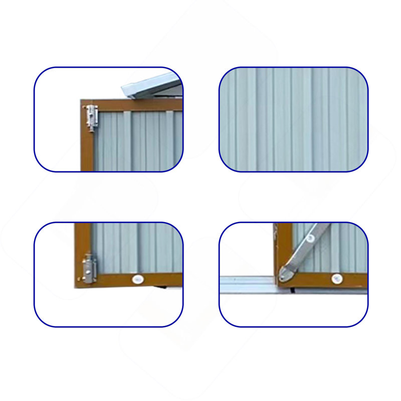 Versatile Outdoor Storage Shed With Advanced Protection And Security Features, White, 75.6" H x 73" W x 46.4" D