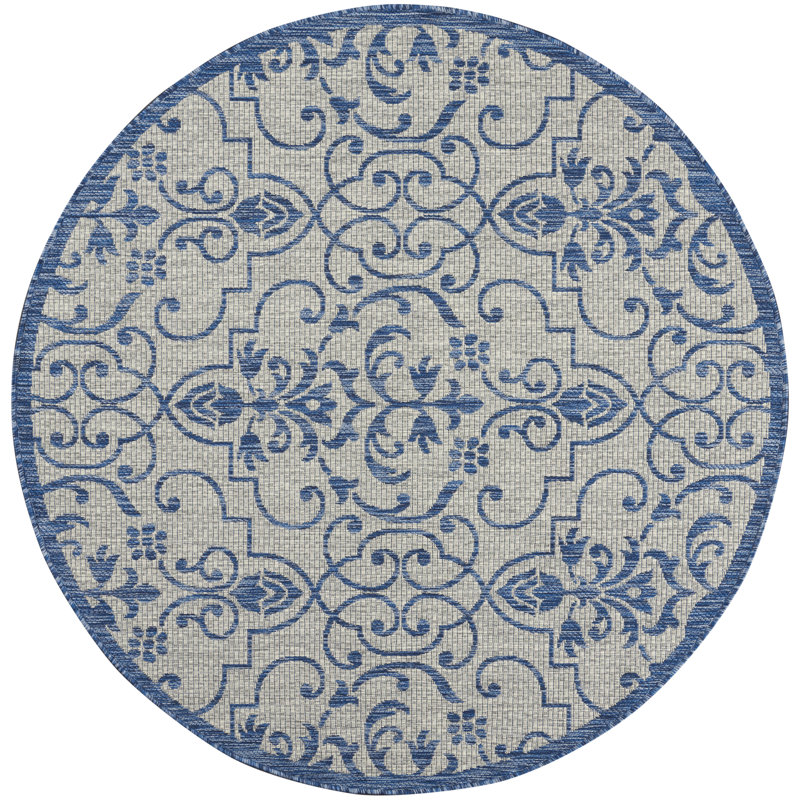 Tapis ivoire Minta, Rond 5 pi 3 po