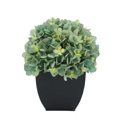Artificial Fabric Hydrangea Arrangement in Pot